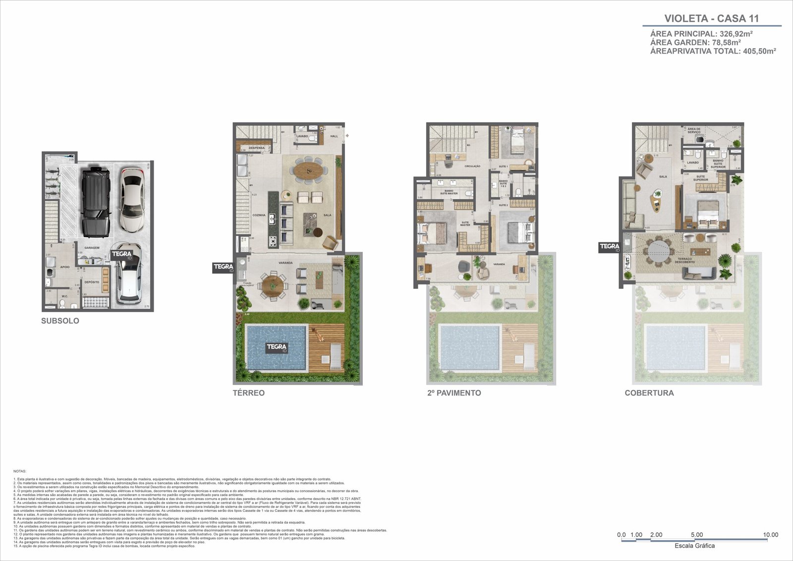 Claris Casa & Clube - Planta 1